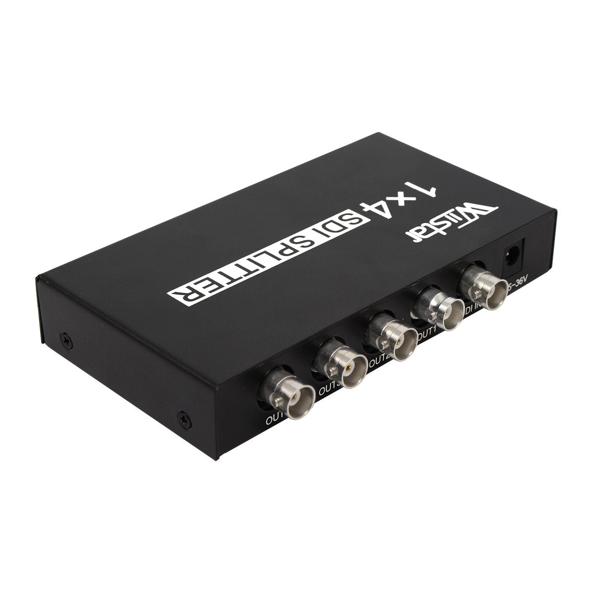 Wiistar Sdi 1X4 Splitter Black Amplifier Splitter 1 In To 4 Out Sd Sdi Hd Sdi 3G Sdi Repeater Extender